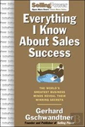 'Everything I Know About Sales Success...'