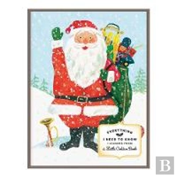 Bertrand.pt - Everything I Need To Know I Learned From A Little Golden Book Santa Large Embellished Notecards