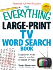 Everything Large Print Tv Word Search Bk