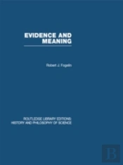 Evidence And Meaning