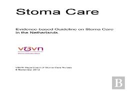 Evidence-Based Guideline On Stoma Care In The Netherlands