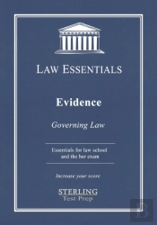 Evidence, Law Essentials: Governing Law