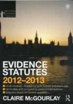 Evidence Statutes 2012-2013