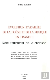 Évolution Parallèle De La Poésie Et De La Musique En France : Rôle Unificateur De La Chanson