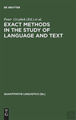 Bertrand.pt - Exact Methods In The Study Of Language And Text
