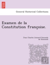 Examen De La Constitution Franc Oise.