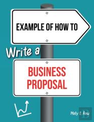 Example Of How To Write A Business Proposal