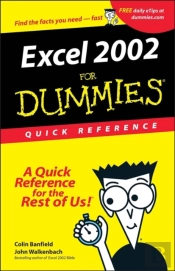 Excel 2002 For Dummiesquick Reference