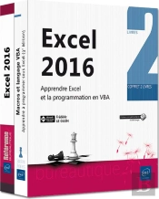 Excel 2016 - Coffret De 2 Livres : Apprendre Excel Et La Programmation En Vba