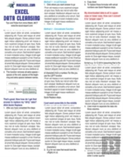 Excel Data Cleansing Tip Card