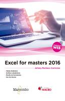 Excel For Masters 2016