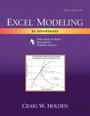 Excel Modeling In Investments