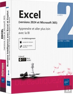 Bertrand.pt - Excel (Versions 2024 Et Microsoft 365) : Apprendre Et Aller Plus Loin Avec La Bi
