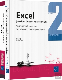 Bertrand.pt - Excel (Versions 2024 Et Microsoft 365) : Apprendre Et Concevoir Des Tableaux Croisés Dynamiques