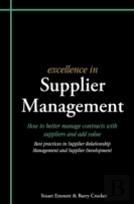 Excellence In Supplier Management