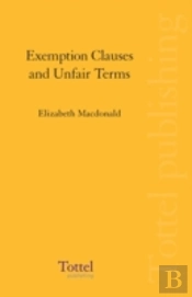 Exemption Clauses And Unfair Terms