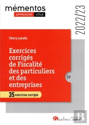 Exercices Corriges De Fiscalite Des Particuliers Et Des Entreprises, 24eme Edition - 35 Exercices Co