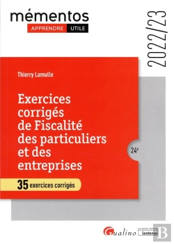 Bertrand.pt - Exercices Corriges De Fiscalite Des Particuliers Et Des Entreprises, 24eme Edition - 35 Exercices Co