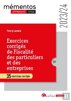 Bertrand.pt - Exercices Corriges De Fiscalite Des Particuliers Et Des Entreprises, 25eme Edition - 35 Exercices Co