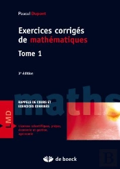Exercices Corrigés De Mathématiques Tome 1
