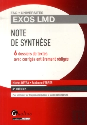 Exercices Corriges De Note De Synthese, 3eme Edition
