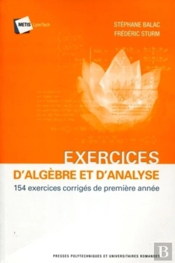Bertrand.pt - Exercices D'Algebre Et D'Analyse De Premiere Annee