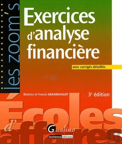Bertrand.pt - Exercices D'Analyse Financière Avec Corrigé