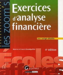 Bertrand.pt - Exercices D'Analyse Financière ; Avec Corrigés Détaillés (4e Édition)