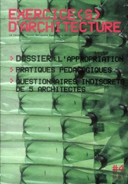 Bertrand.pt - Exercice(S) D'Architecture 4 - La Revue Annuelle De L'Ecole Nationale Superieure D'Architecture De B