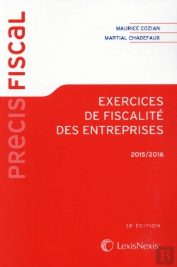 Bertrand.pt - Exercices De Fiscalite Des Entreprises 2015-2016