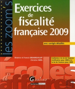 Bertrand.pt - Exercices De Fiscalité Française 2009