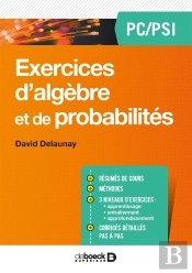 Exercices De Mathematiques - Algebre Pc/Pc