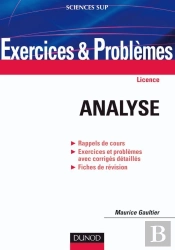 Exercices Et Problèmes D'Analyse