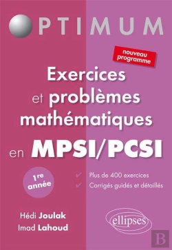Bertrand.pt - Exercices Et Problèmes Mathématiques En Pcsi/Mpsi - 1e Année