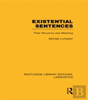 Existential Sentences (Rle Linguistics B: Grammar)