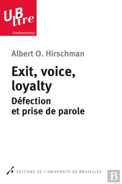 Bertrand.pt - Exit, Voice, Loyalty. Defection Et Prise De Parole 2 Tirage