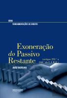 Exoneração do Passivo Restante
