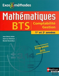 Bertrand.pt - Exos & Méthodes : Mathématiques ; Bts Cg ; 1re Et 2e : Livre De L'Élève (Édition 2015)