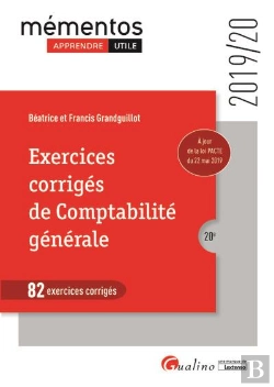Bertrand.pt - Exos Lmd. Comptabilite Generale - 20eme Edition - 80 Exercices Corriges Avec Leurs Corriges, Assorti
