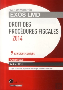 Bertrand.pt - Exos Lmd Droit Des Procedures Fiscales