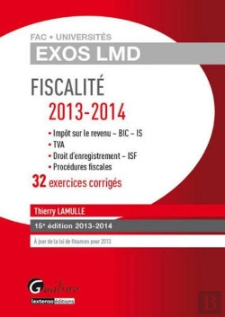 Bertrand.pt - Exos Lmd - Exercices Corriges De Fiscalite 2013-2014, 15eme Edition