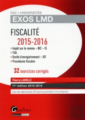Exos Lmd - Fiscalite 2015-2016, 17eme Ed.