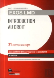 Exos Lmd - Introduction Generale Au Droit, 4eme Edition