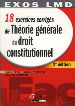 Bertrand.pt - Exos Lmd -Theorie Du Droit Constitutionnel, 2eme Edition