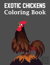 Exotic Chickens Coloring Book