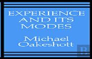 Experience And Its Modes