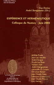 Expérience Et Herméneutique ; Colloque De Nantes, Juin 2005