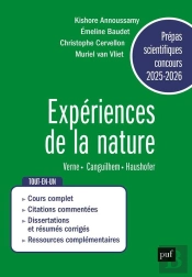 Expériences De La Nature : Verne, Canguilhem, Haushofer ; Prépas Scientifiques Concours 2025-2026