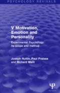 Experimental Psychology Its Scope And Method: Volume V