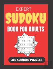 Expert Sudoku Book For Adults 400 Sudoku Puzzles
